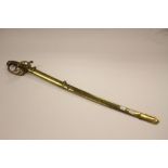 Victorian British Army Officers Sword. VR to Guard. 76cm etched blade with Crown and VR cypher.