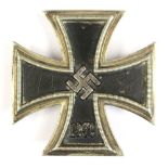 WW2 Third Reich Eisernes Kreuz 1. Klasse Iron Cross 1st class. Maker marked "20" to reverse of pin.