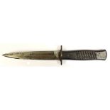 WW1 Trench Knife by Gottlieb Hammesfahr, Solingen Foche. 15cm blade.