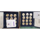 27 Silver Proof Crown size coins,