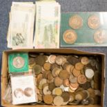 UK and Foreign coins and banknotes