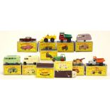 Matchbox: A collection of nine boxed Matchbox toys to comprise: 1, 2, 13, 16, 23, 34, 43, 53 and 62,