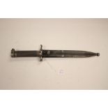 Swedish M1896 Mauser bayonet with 21cm blade marked "Crown C and Crown 907".