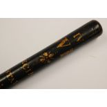 A William IV Police truncheon marked 'IV WR' and 'Special Constable'.