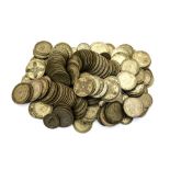 A bag of Pre 47 silver coinage