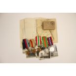 WW2 British Medal Group comprising of : 1939-45 Star, Africa Star, Italy Star,