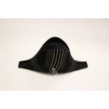 WW1 era Royal Navy Officers Bicorn hat. Kings Crown button to side.