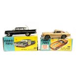 Corgi: A boxed Chevrolet 'State Patrol' 223, plain black livery,