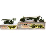 Dinky: A boxed, Missile Erector Vehicle with Corporal Missile and Launching Platform, '666',