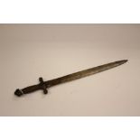 French M1831 pattern Artillery Short Sword. 49 cm long blade marked "Talbot Paris 1832". Brass hilt.