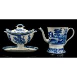 A Spode blue and white Argyle,