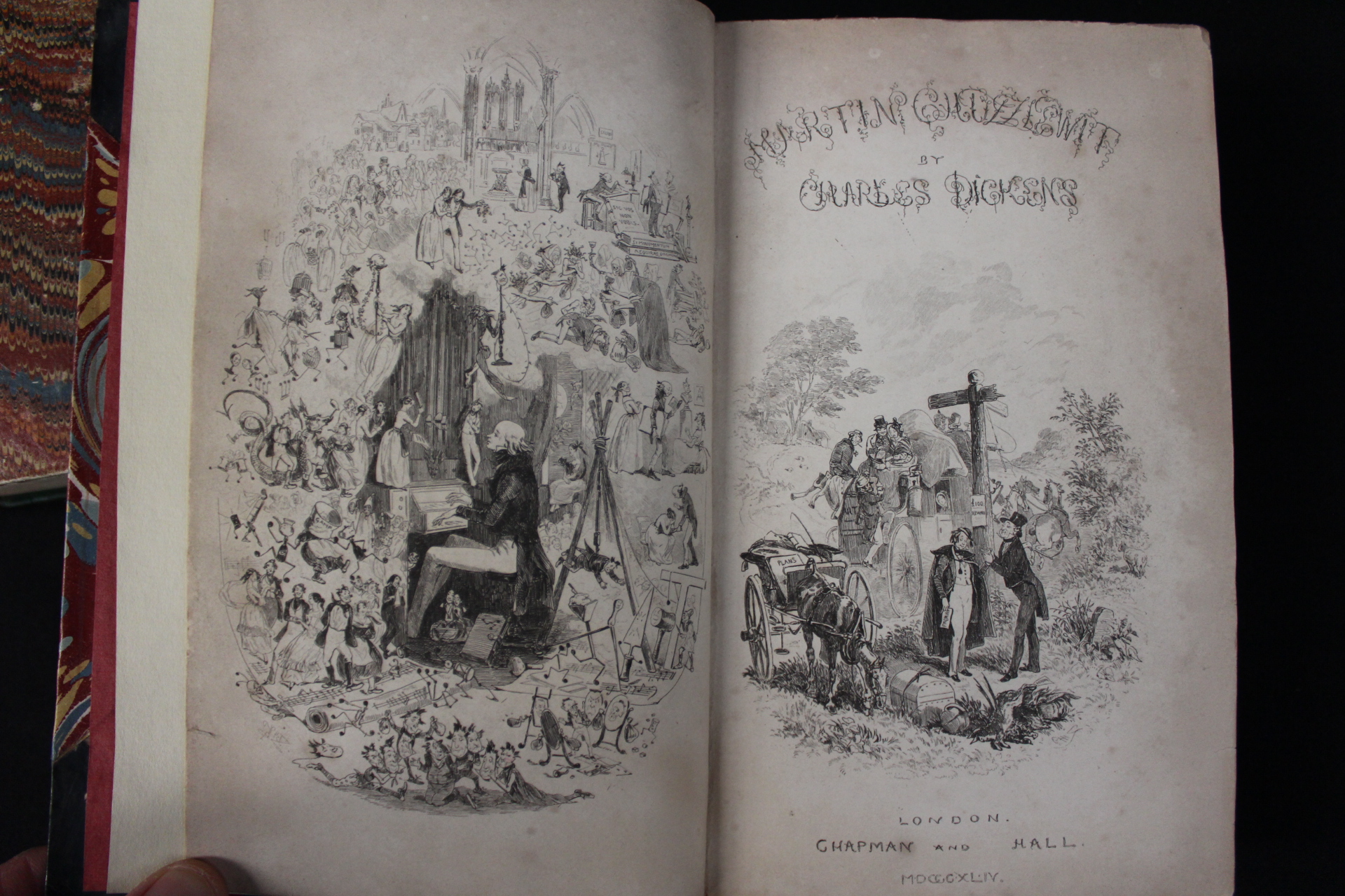 Dickens (Charles), first editions: 'Dombey and Son', London: Bradbury & Evans, 1848, octavo, - Image 2 of 5