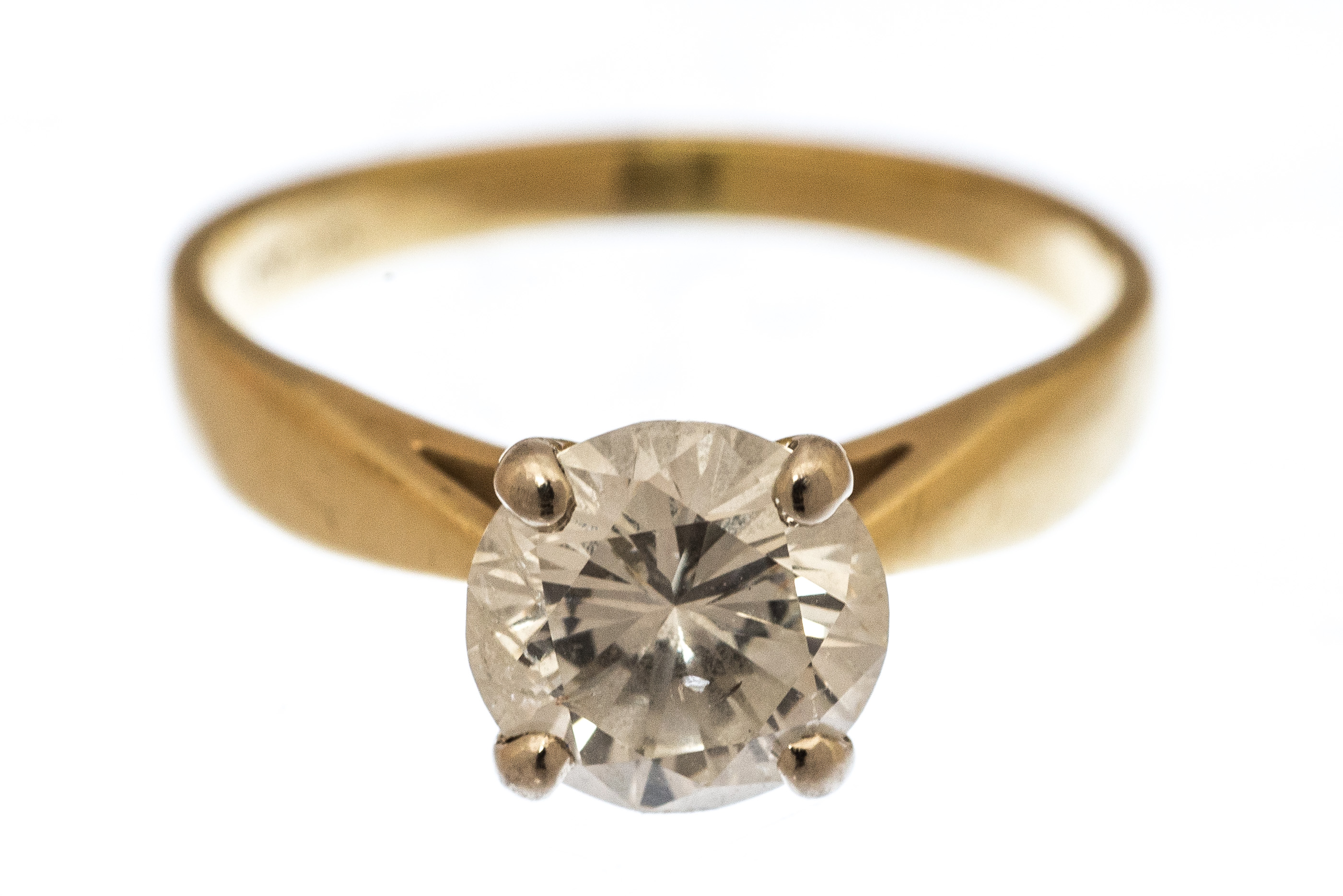 **REOFFER IN JANUARY A&C £1,500-£2000** A diamond solitaire 18ct gold ring, - Image 2 of 3