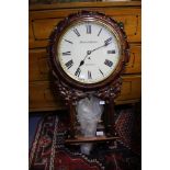 A Baylock & Dudson, Carlisle wall clock, with pendulum, Roman numerals to dial, mahogany cased,