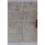 An 18th-century early Georgian vellum document relating to Knowle in Warwickshire and the