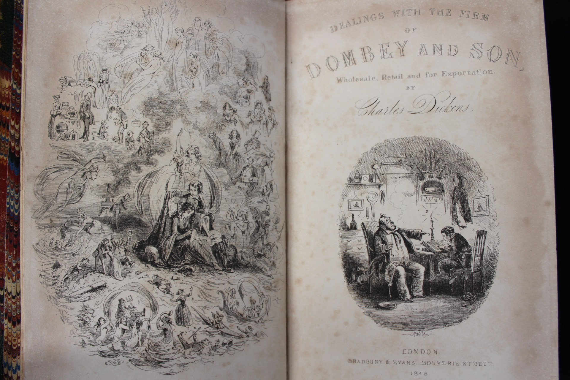 Dickens (Charles), first editions: 'Dombey and Son', London: Bradbury & Evans, 1848, octavo, - Image 4 of 5
