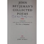 A large collection of books by and about John Betjeman,