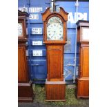 A George III oak 30 hour longcase clock, the dial inscribed 'J&W Blaylock',