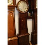 A 19th Century eight day mahogany longcase clock, the silvered dial inscribed John Blaylock,