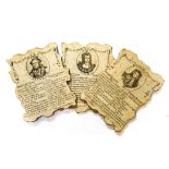 18th-century Georgian English educational jigsaw / learning aid,