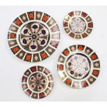 Two Imari 1128 Royal Crown Derby side plates,