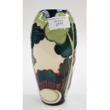 A Moorcroft first quality vase in the 'Eventide' pattern, in an unusual colourway,