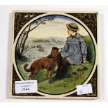 A George Woolliscroft aesthetic tile,