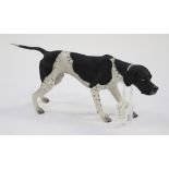 A Hutschenreuther porcelain model of a pointer dog (sd)