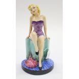 A Peggy Davies figure of Marilyn Munroe, from the Twentieth Century Icon Series, limited edition No.
