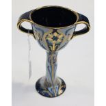 A MacIntyre Chalice (without cover) signed in green W Moorcroft to base,
