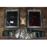 Two silver photo frames (af), Chester,