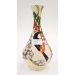 A Moorcroft first quality vase, in the 'Eastern Spine Bill' pattern,