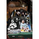 One box of assorted football programmes to include mainly Derby County interest, 1953 to modern.