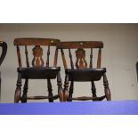 A pair of 19th Century Windsor chairs (2)