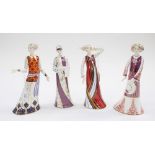 Four Royal Crown Derby 'The Classic Collection' figures to include 'Persephone', 'Penelope',