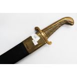 Reproduction Russian Imperial M-1827 Sawback Falchion Pioneer Sword with 49cm blade.