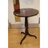 A 19th Century mahogany tripod table