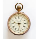 A 9ct cased pocket watch crano a/f