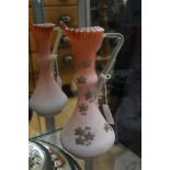 A Thomas Webb thorn handled jug,