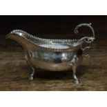 George IV silver sauce boat, London 1825, weight approx 4.