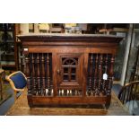 A 19th Century Normandy hardwood fruit cupboard,