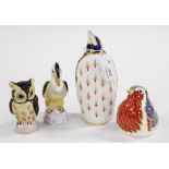 A Royal Crown Derby Penguin paperweight,