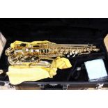 A Jupiter 500 series alto saxophone