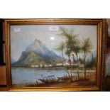 John Thorley, 19th Century Lugano and Monte Salvature,