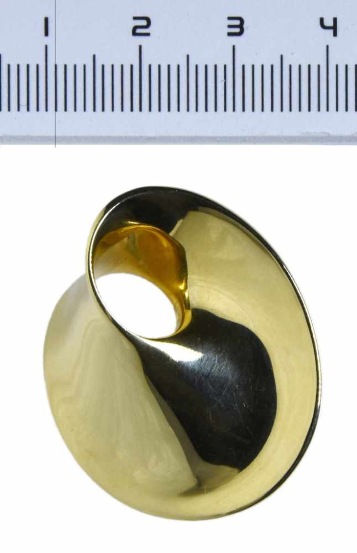 Georg Jensen / Vivianna Torun - Brooch model 1374C - 18 Kt gold En or 18 ct, figurant une spirale - Image 2 of 3