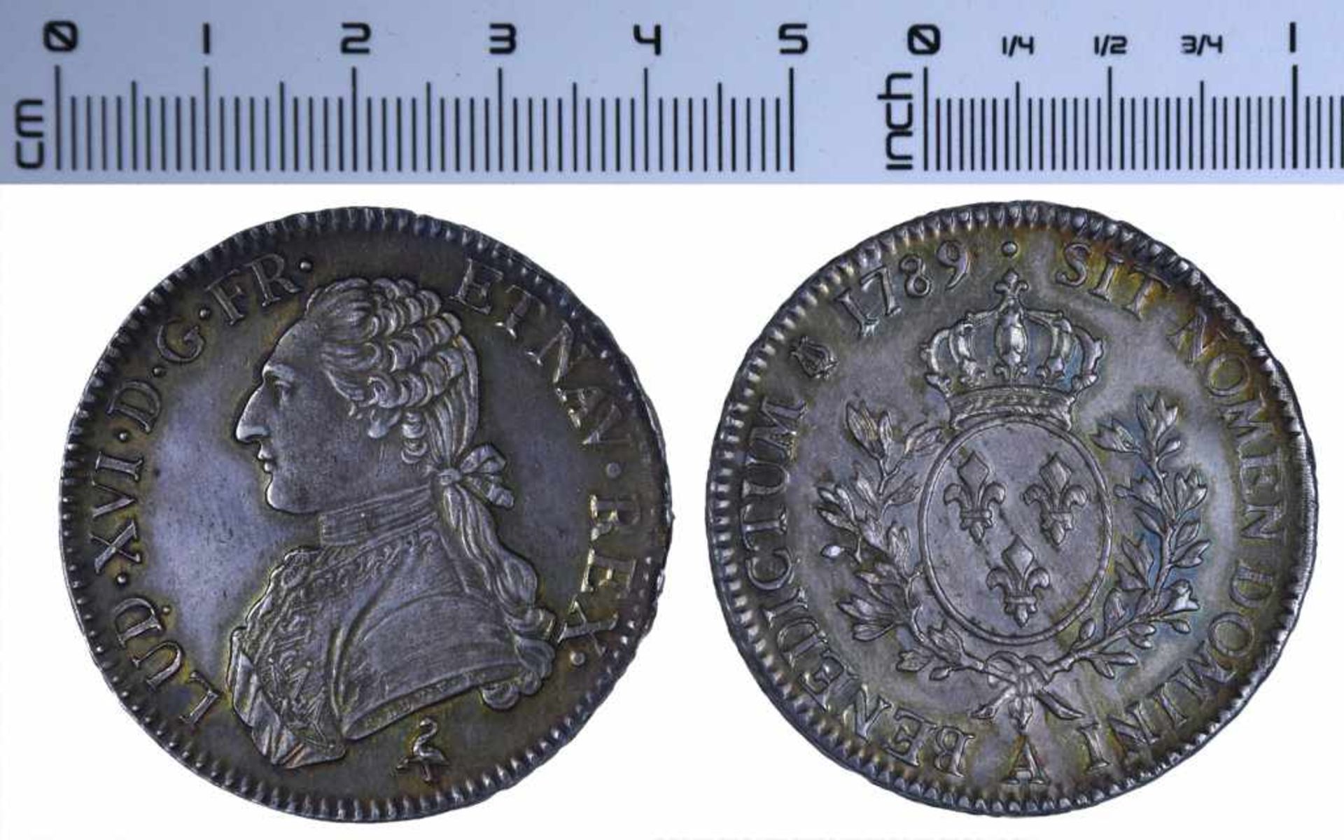 FRANCE, Louis XVI (1774-1793), Ecu aux branches d'oliviers, FRANCE, Louis XVI (1774-1793), Ecu aux