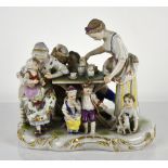 Ludwigsburg, Ludwigsburg, Allemagne, XVIIIe - Groupe en porcelaine polychrome [...]