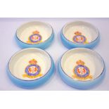 Military Interest, 4 RAF Ashtrays/Finger Bowls, RAF Station Newton