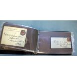 AN INTERESTING COLLECTION OF 100 VICTORIAN STAMPED ENVELOPES including penny black and other stamps