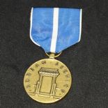 3 Original USA Service Medals With Ribbons. Korean Service, Vietnam Service & National Defense